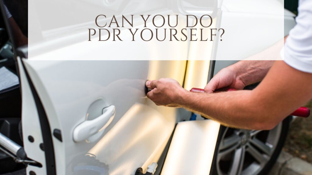 Can You Do PDR Yourself?